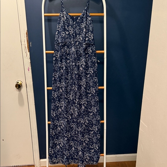MICHAEL Michael Kors Blue Floral Jumpsuit - Picture 1 of 3